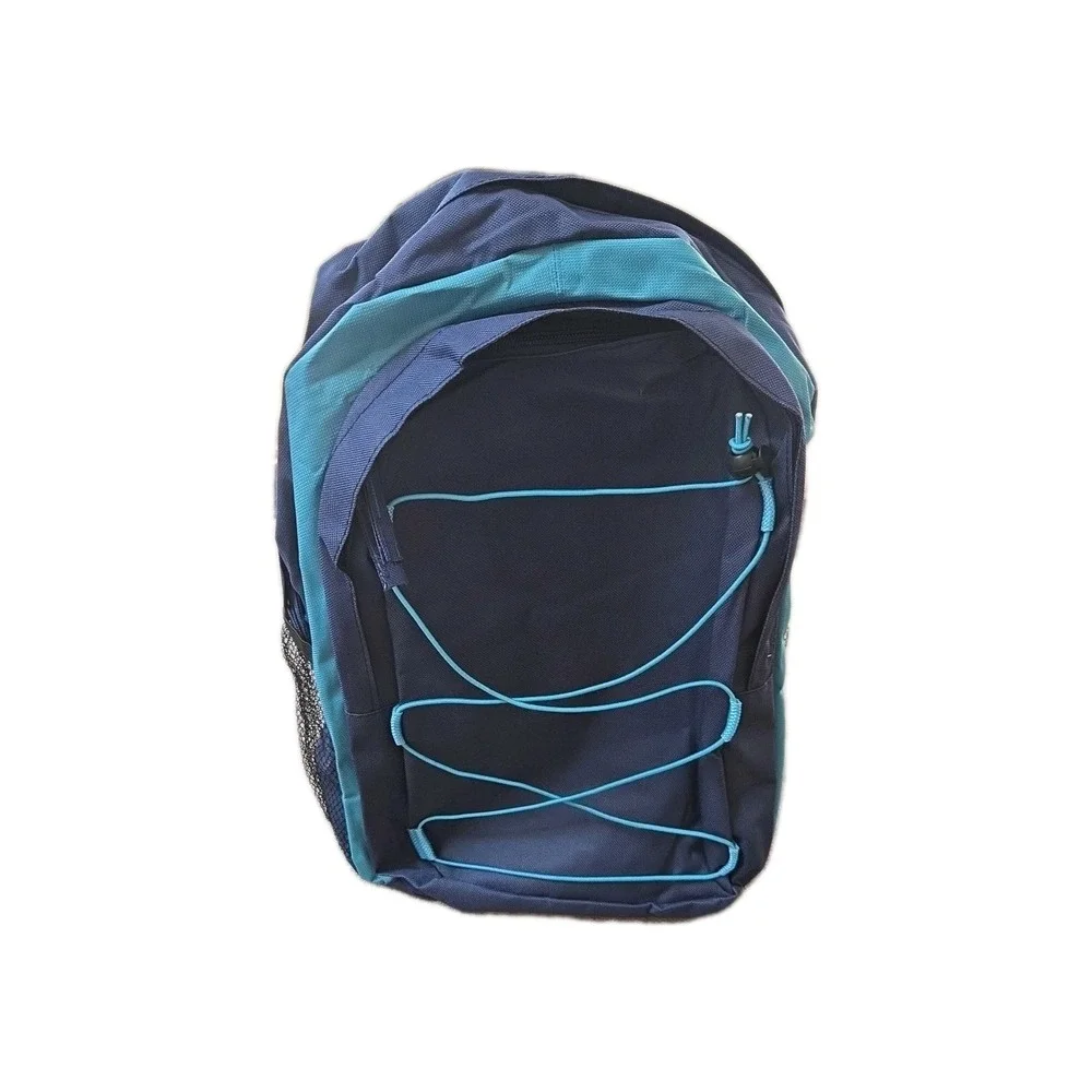 17 Inch Kids ‎ Teal And Blue Backpack With Side Pockets